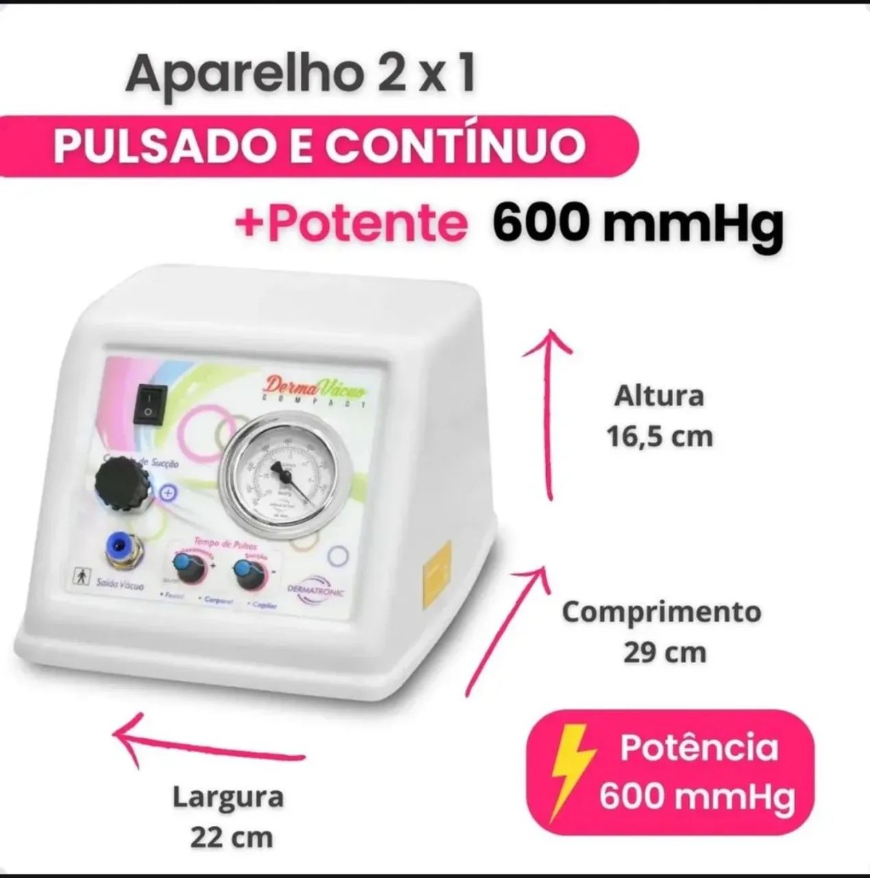 Aparelho de vácuoterapia 