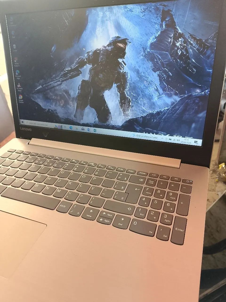 Notebook Lenovo 330 core i3quad 7°gr 8gb ddr4 ssd120+1T 15.6le bateria boa completo  - Foto 2