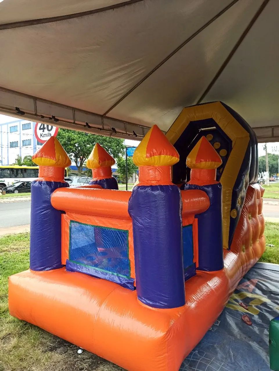 Castelinho pula pula e Mini Tobogã com Piscina de Bolinhas  - Foto 4