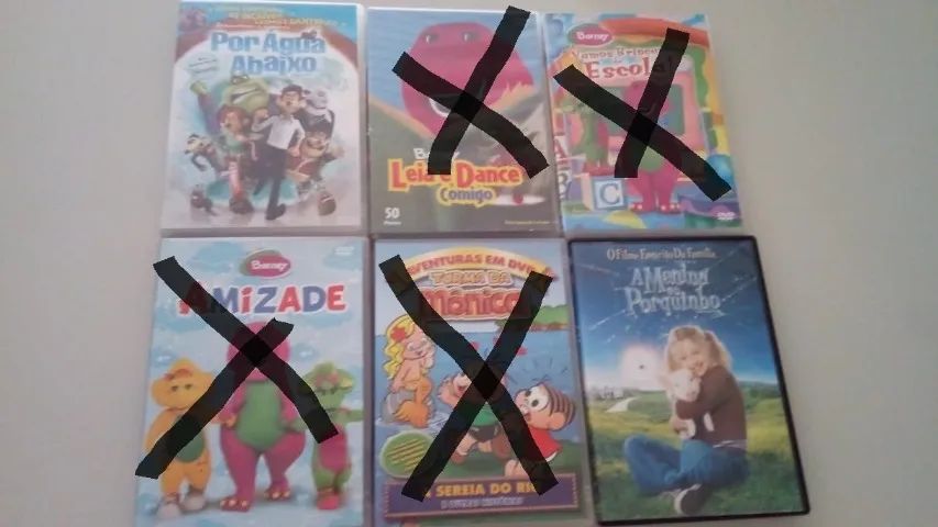 Lote com 5 dvds infantis  - Foto 3
