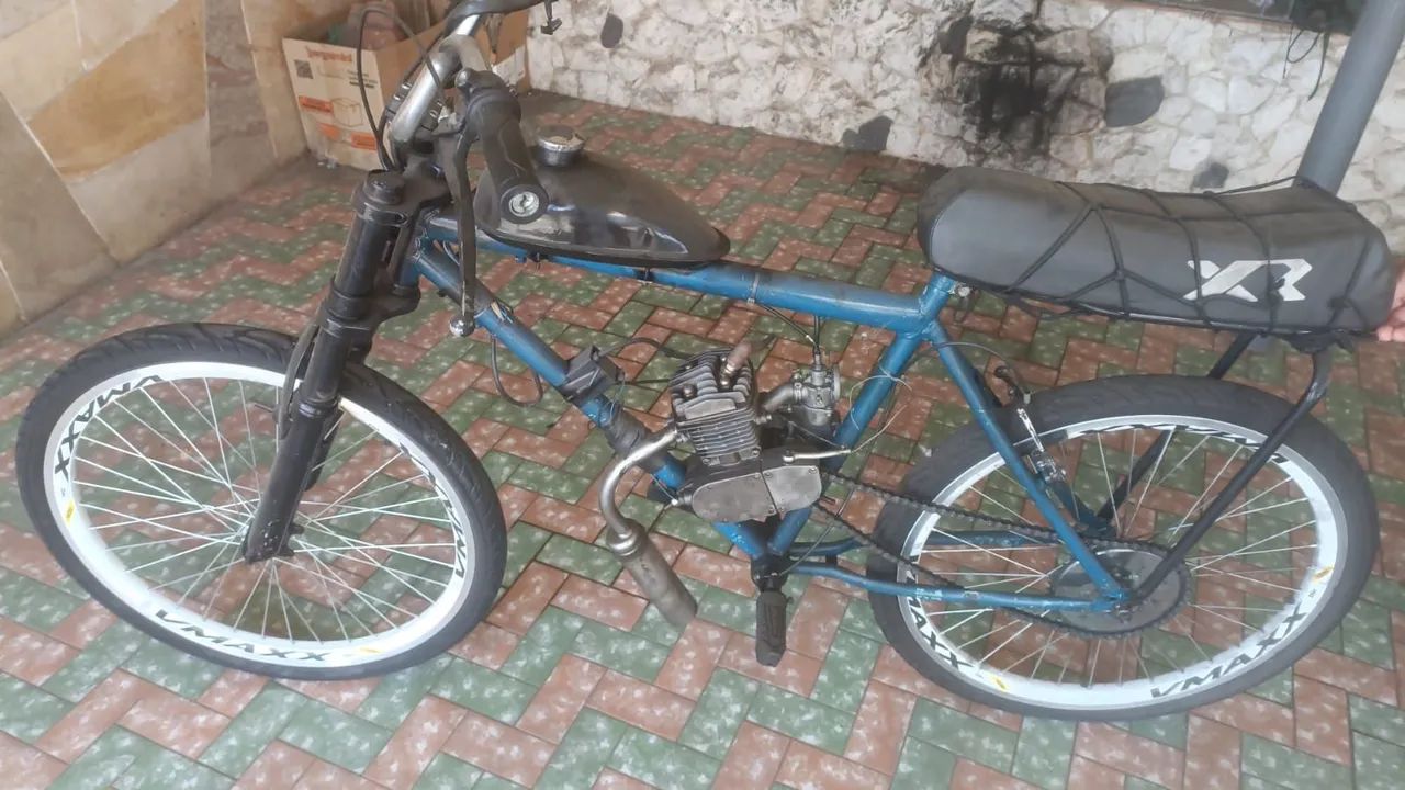 Bicicleta Motorizada Semi-Nova 80 cc - Foto 4