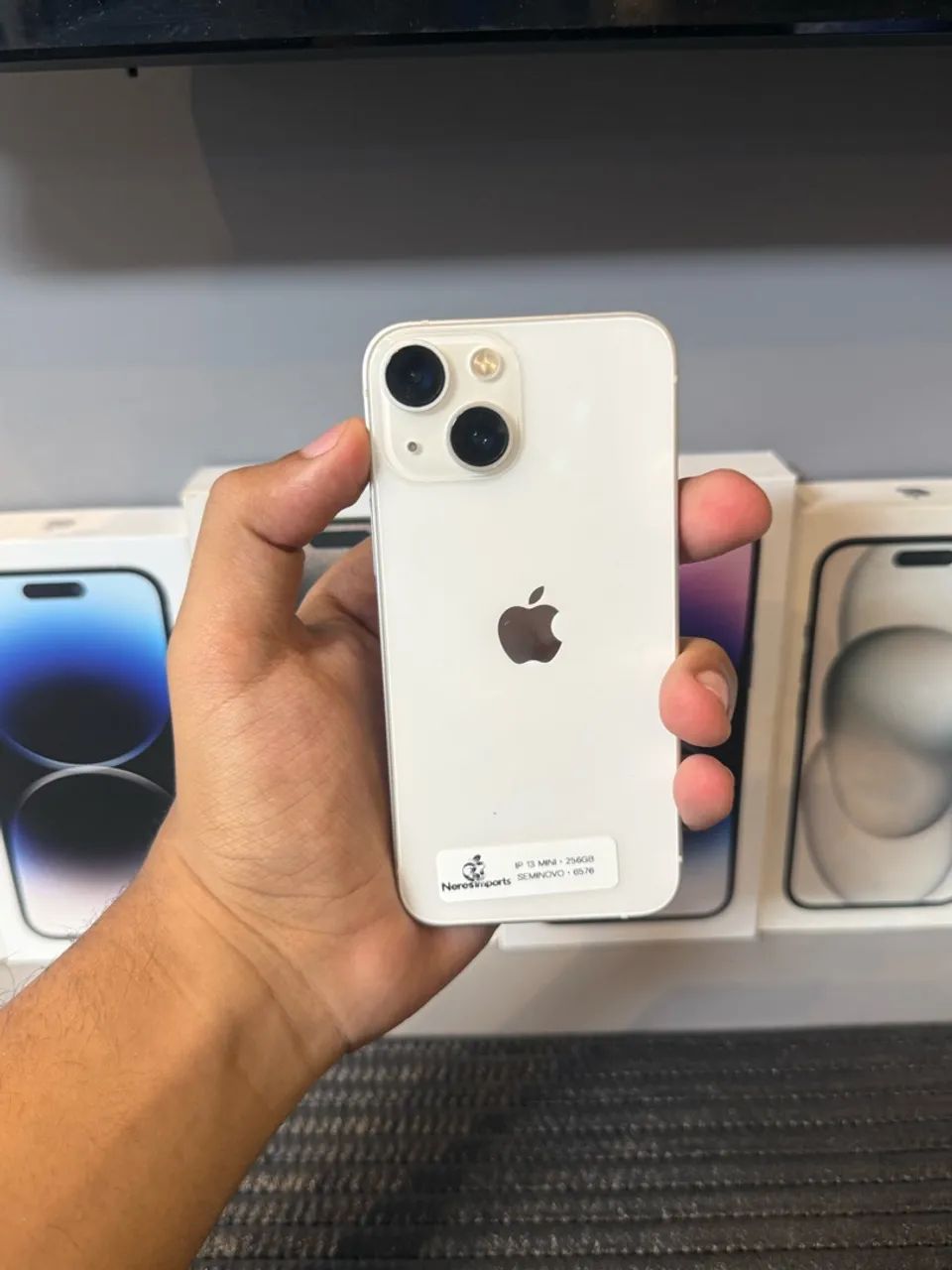 IPHONE 13 MINI 256 GB WHITE - Celulares e Smartphones - Samambaia