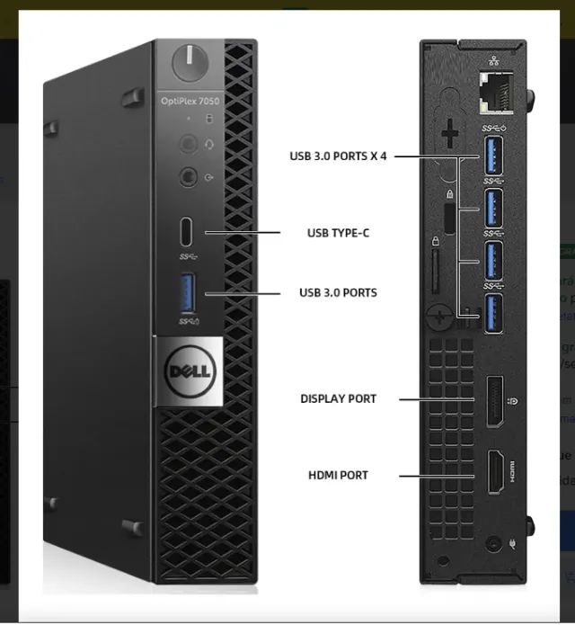Super Mini PC -Optplex 7020-I7 Pro - 16gb Ram - SSD 512Gb High