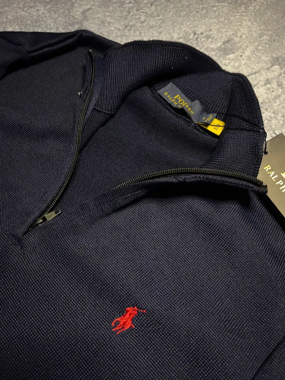 Quarter Zip Ralph Lauren - Azul Marinho  - Foto 2