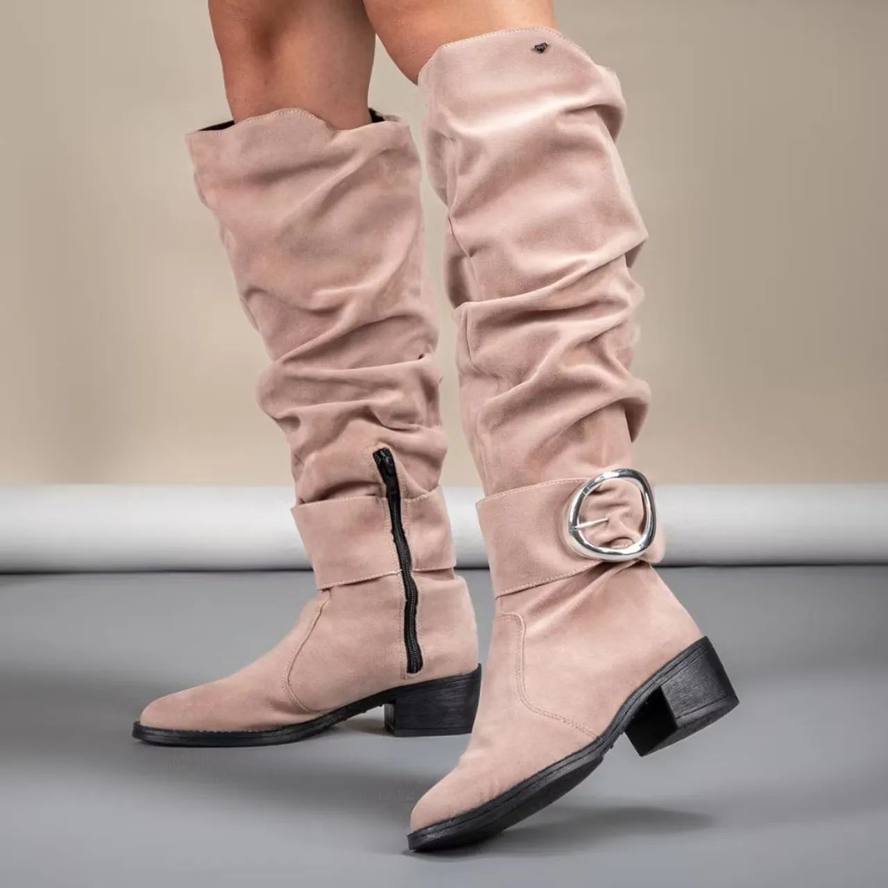 Bota bege 39 - Foto 3