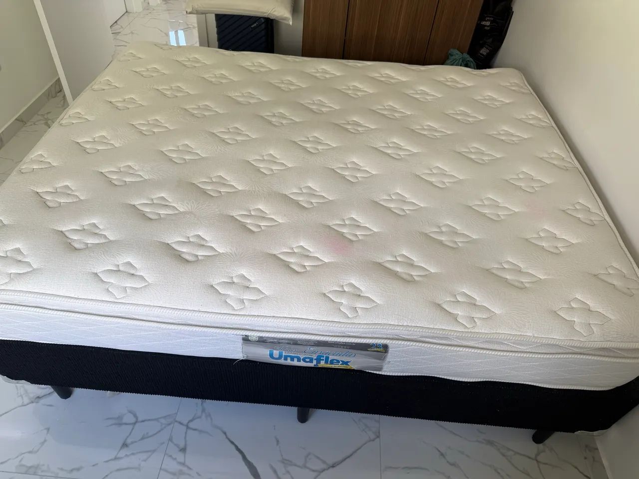 Cama Box Queen Size Umaflex - Ótimo Estado - Foto 5