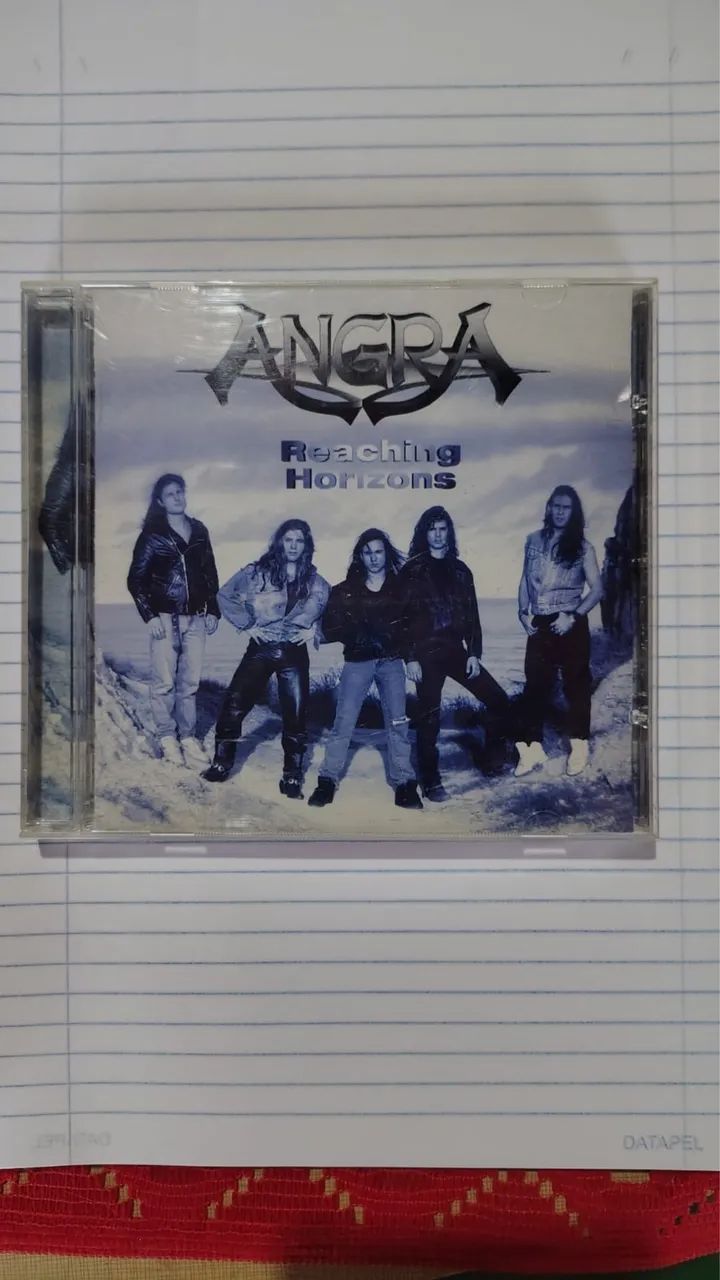 Angra reaching horizon promo cd raro matos maiden promo colecao