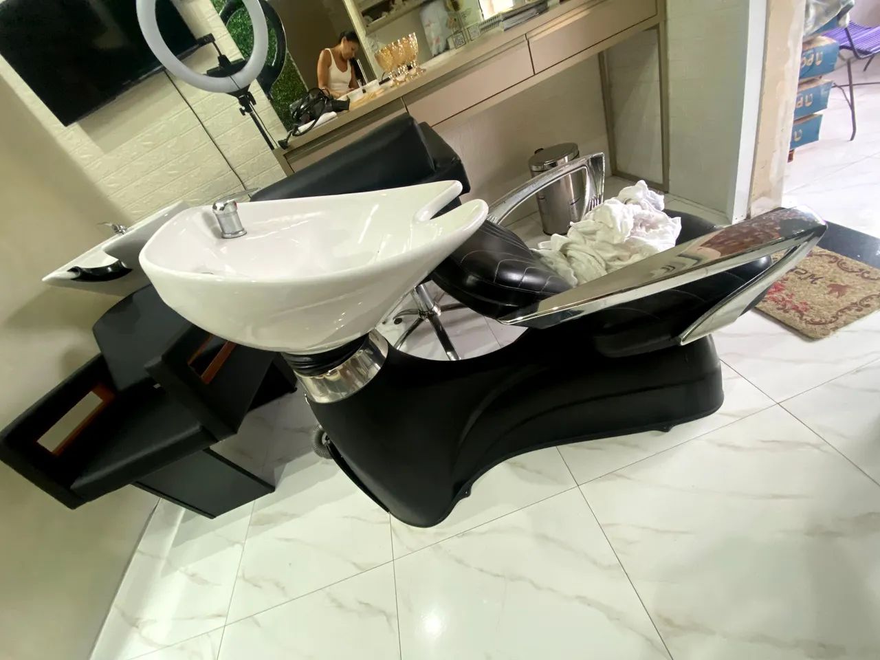 lavatorio de salão de beleza