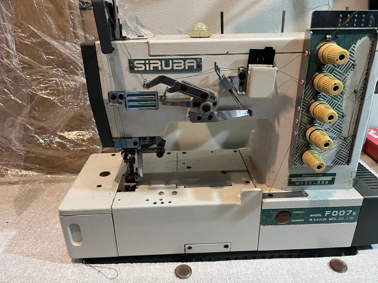 Máquina de Costura Industrial SIRUBA - COBERTURA - Funcionando - Foto 5