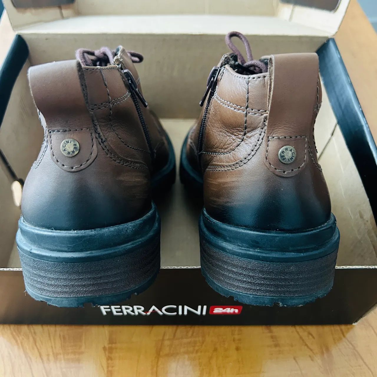 Bota Masculino Couro Ferracini 40 - Foto 2
