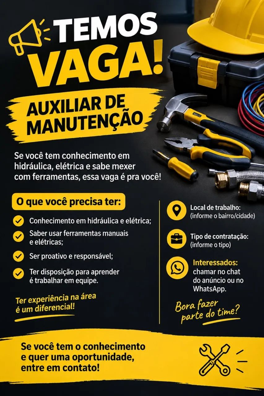 Vaga de trabalho 