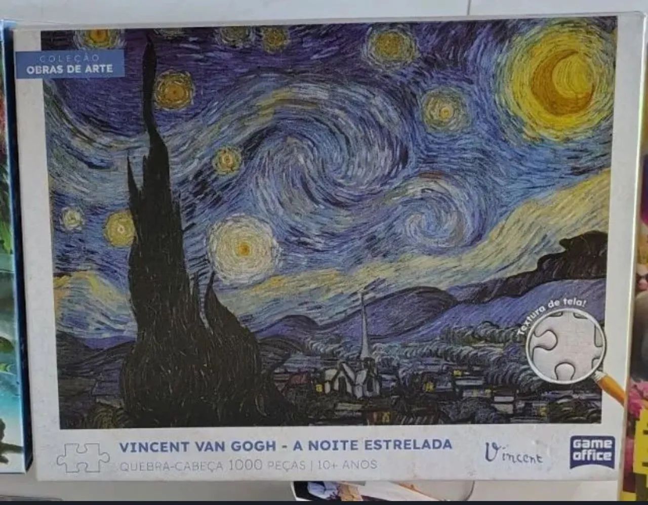 Quebra-cabeça Vicente Van Gogh - Noite estrelada - Foto 2