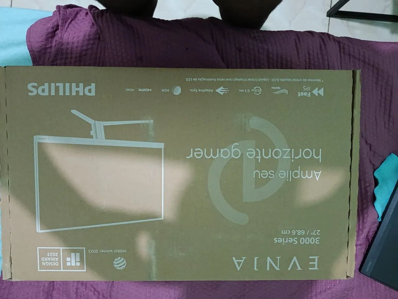 Monitor envia 27 polegadas, novo sem detalhes  - Foto 2