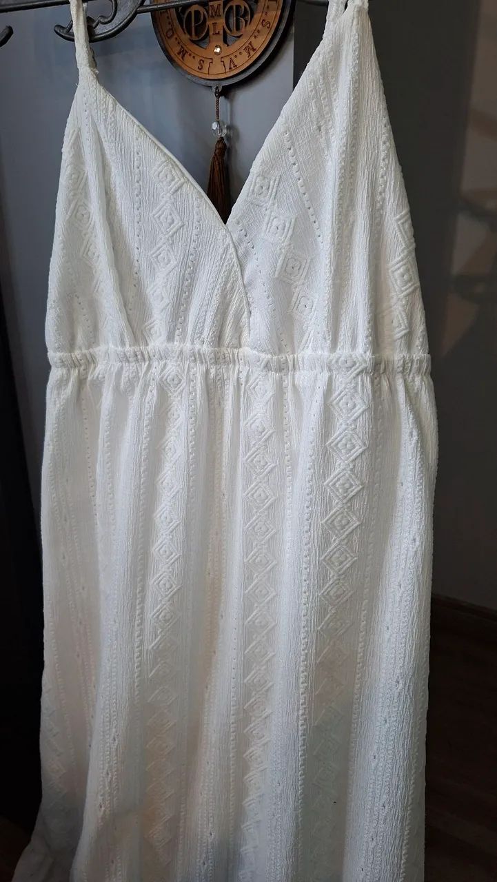 Vestido branco, marca SPACE - Foto 2
