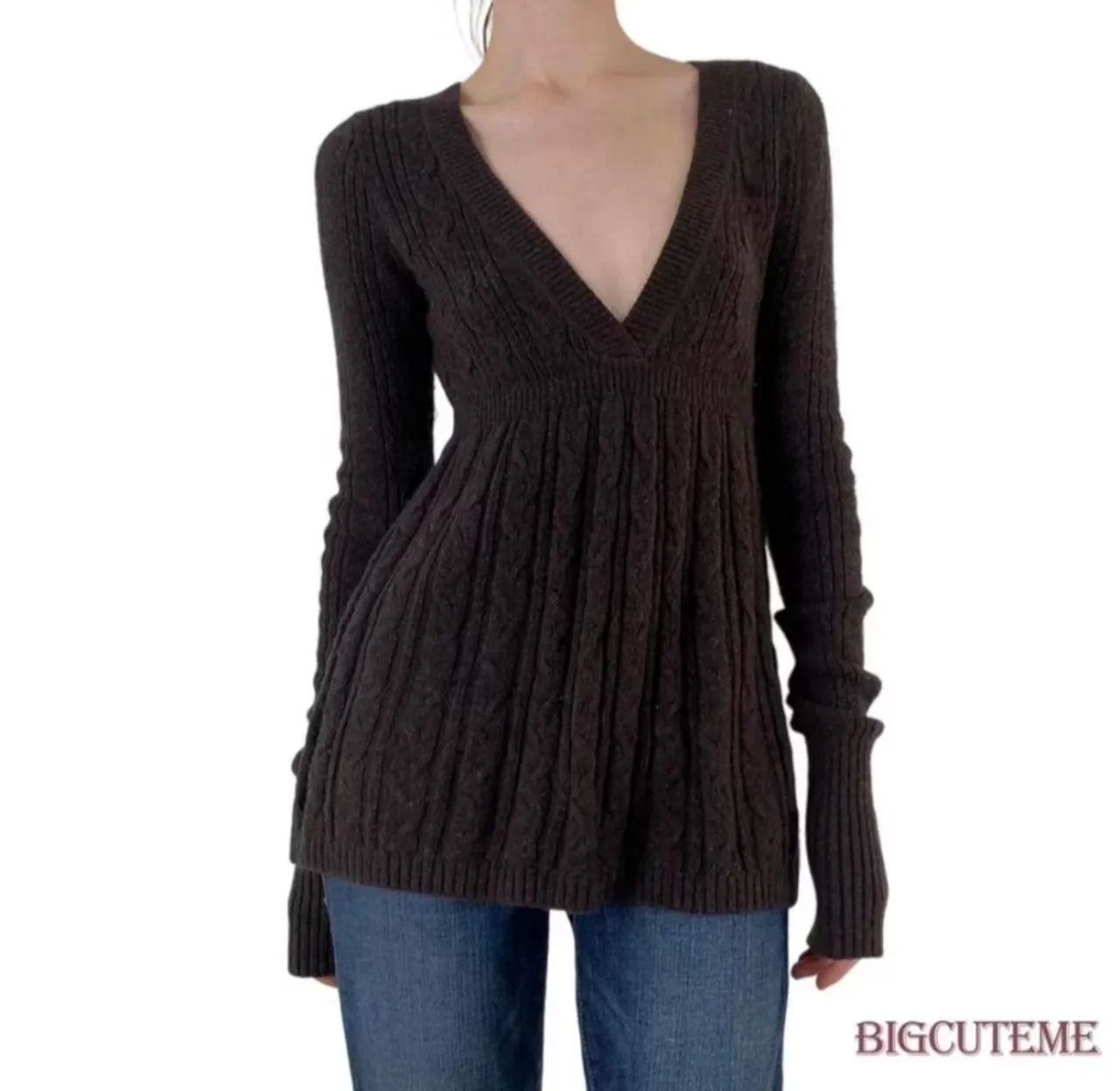 Blusa Vintage de lã 