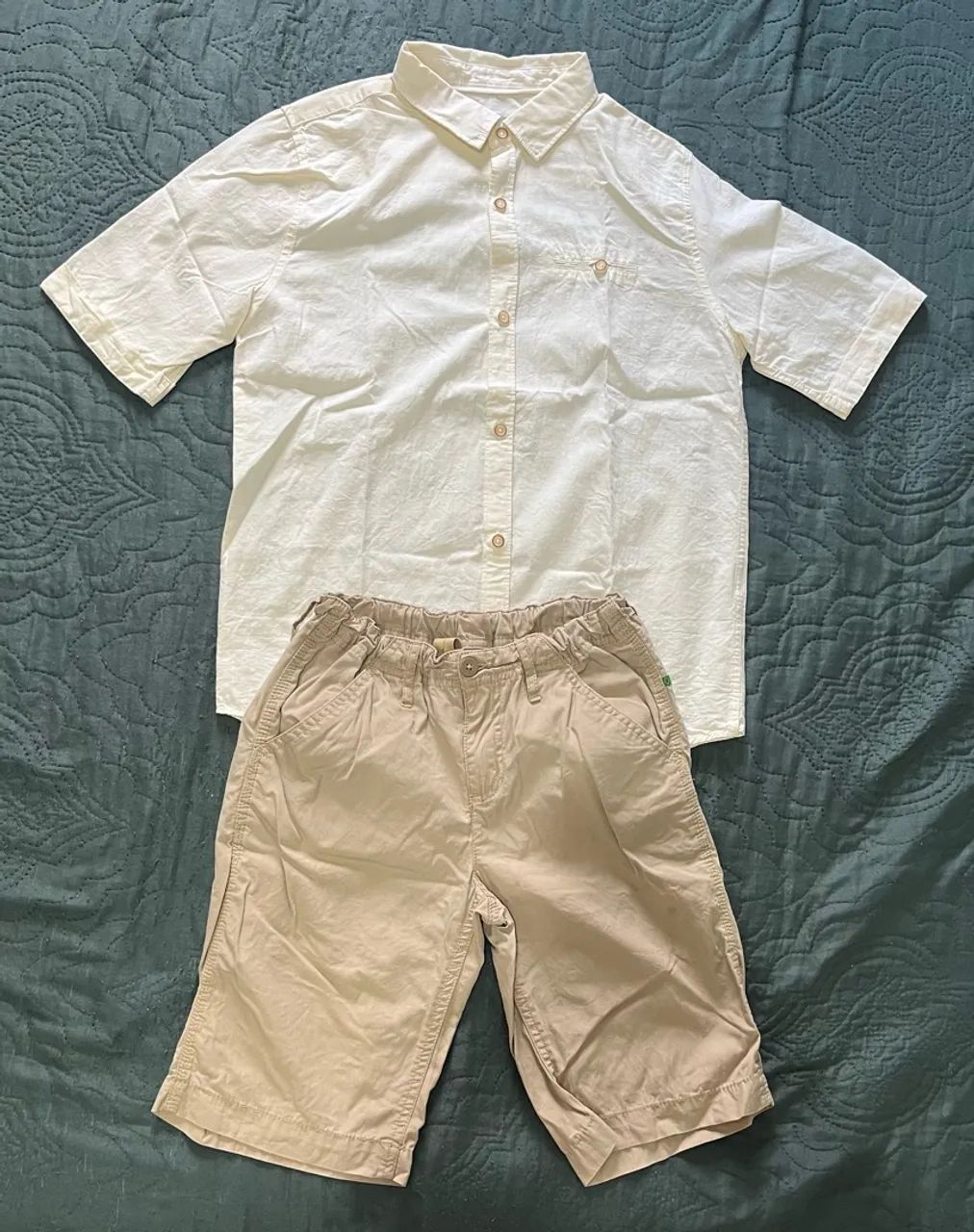Conjunto infantil camisa Zara e Bermuda PUC 12 anos - Foto 4