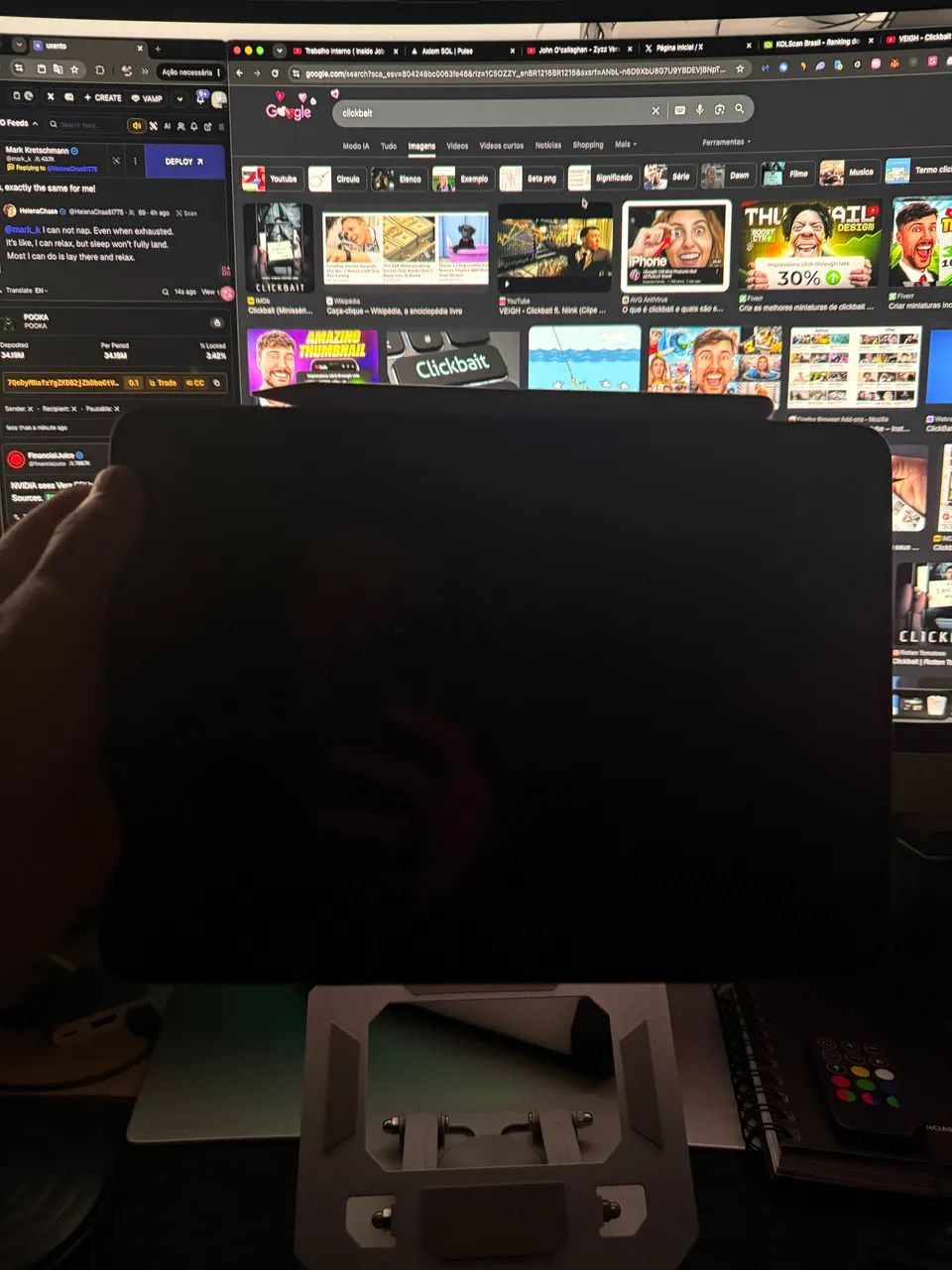 Ipad air m1 + pencil e acessorios