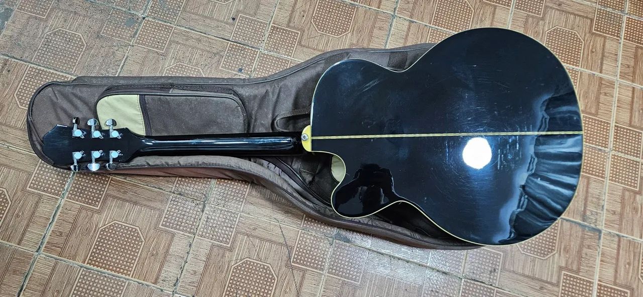 Violão epiphone ej200 com bag - Foto 3