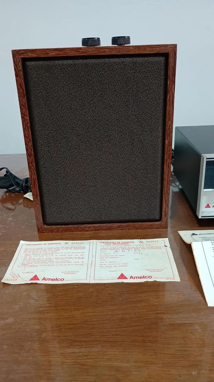 Amplivox Amelco PSF-100L com caixa acústica novos de  1986 - Foto 2