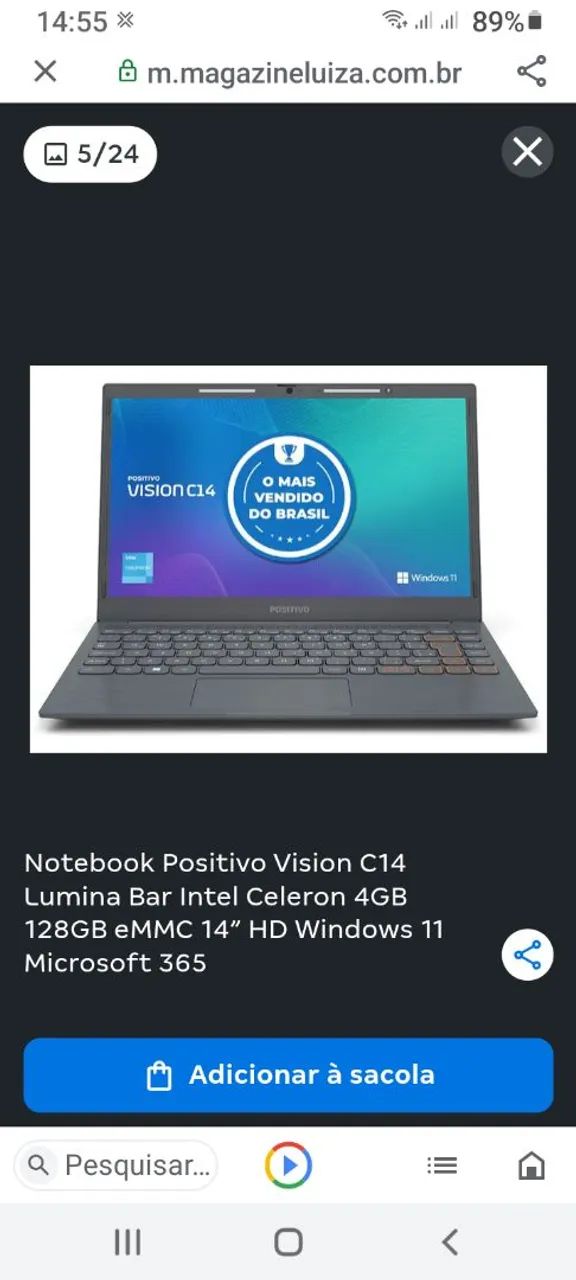 Notebook positivo  - Foto 4