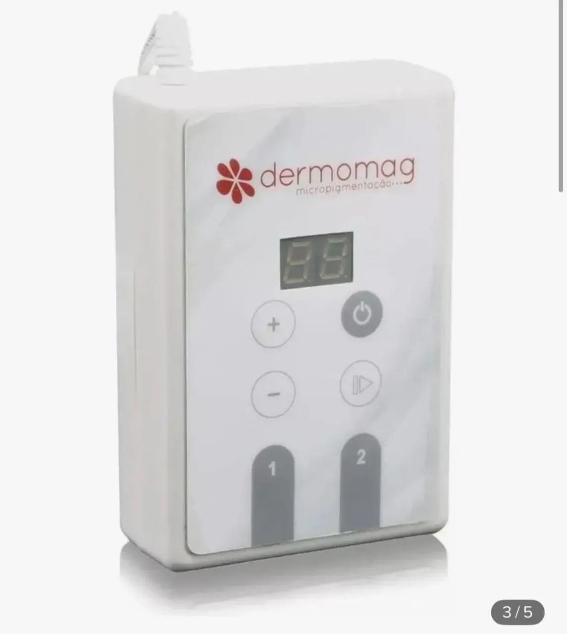 Dermógrafo Dermomag Pen Easy Prata Fonte Duo - Foto 3