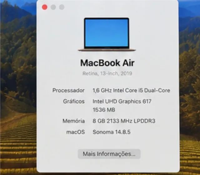 MacBook Air Retina 13? 2019 | i5 | 8GB | 128GB SSD | 106 ciclos