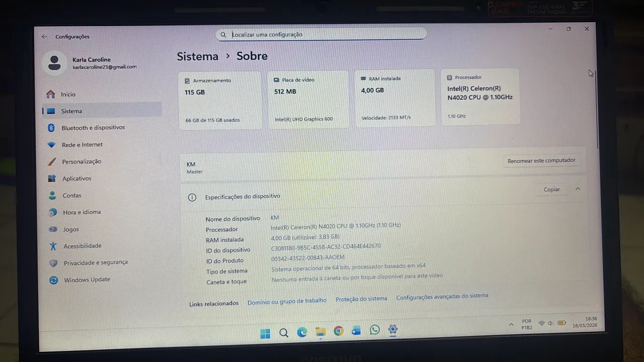 NOTEBOOK POSITIVO VISION C14  - Foto 5