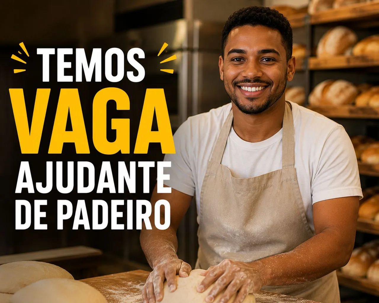 Vaga auxiliar prático padeiro