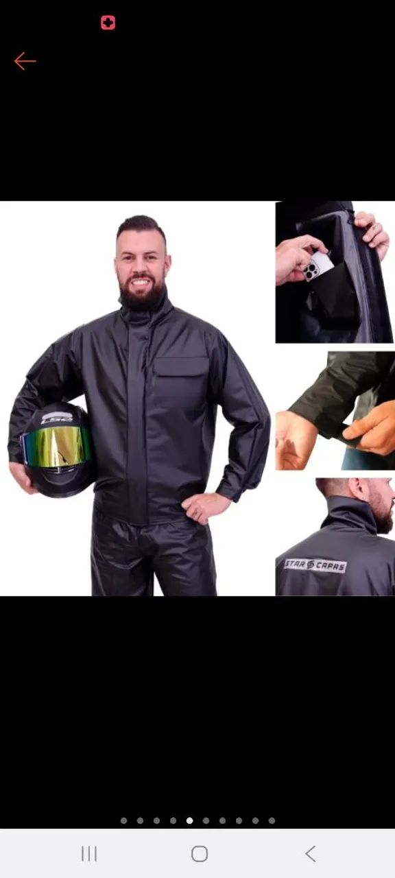 Capa chuva motoqueiro Reforçada