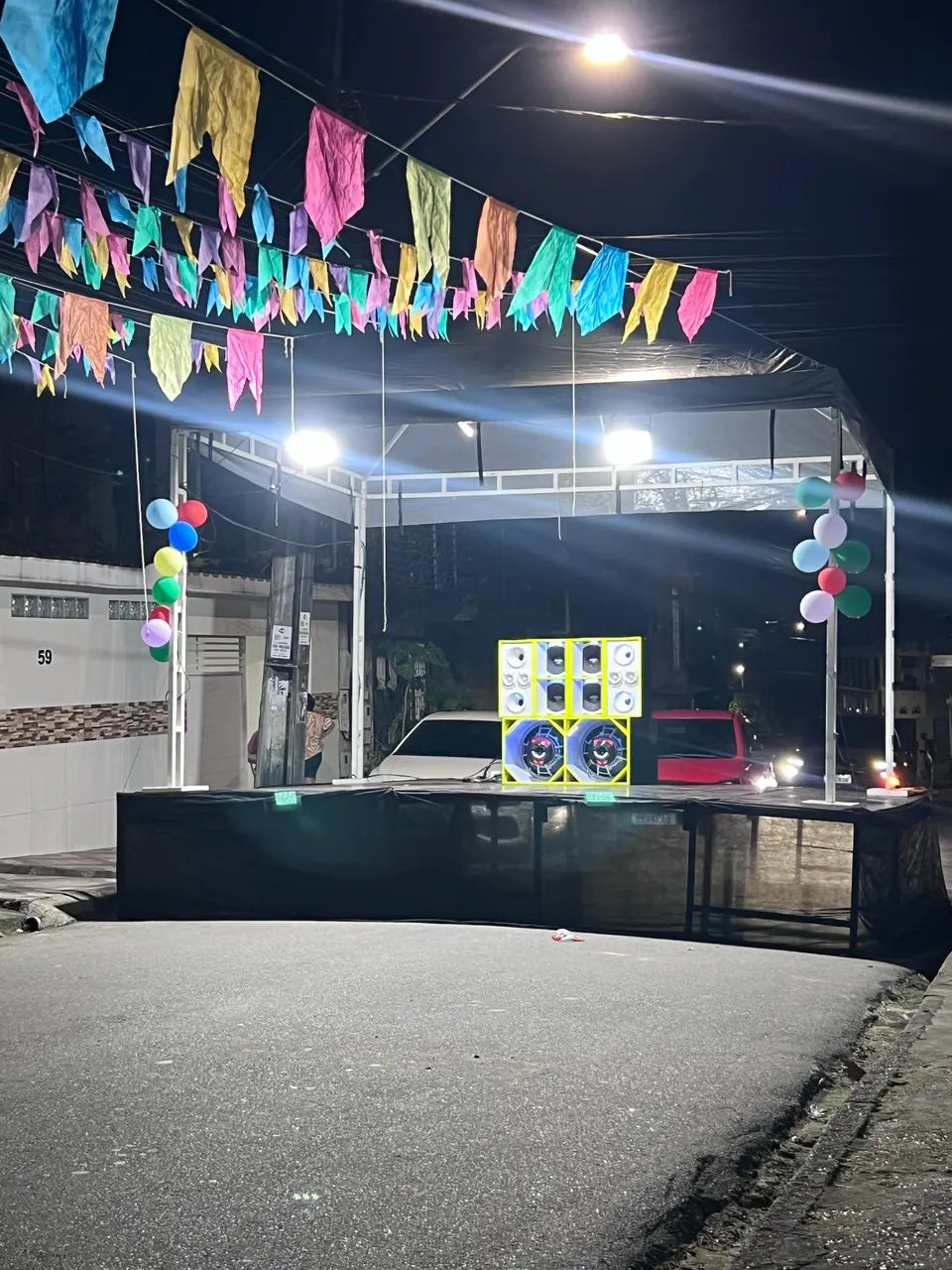 Vendo palco com tenda medindo 5x4 - Foto 4