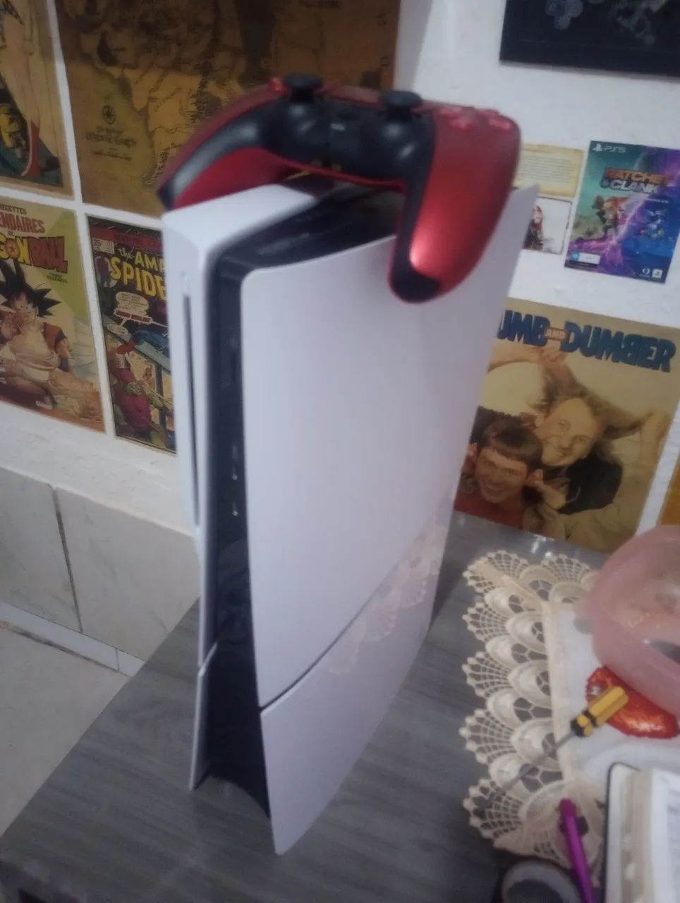 Playstation5  novo com caixa jogos  - Foto 4