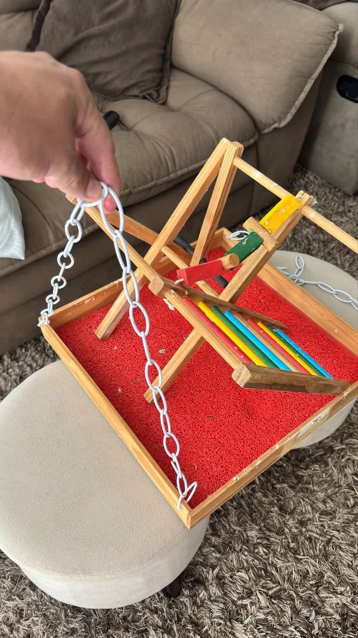 Brinquedo calopsitas 