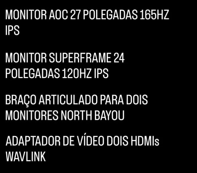 Monitores e Braço articulado - Foto 2
