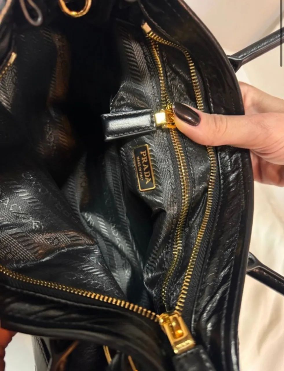 bolsa prada bonnie preta media - Foto 3
