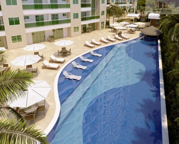 Apartamento novo de 80 metros com 3 quartos no coco - Foto 2