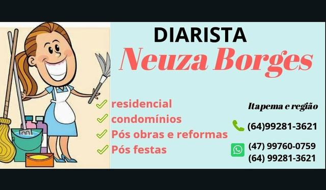 DIARISTA em Itapema.