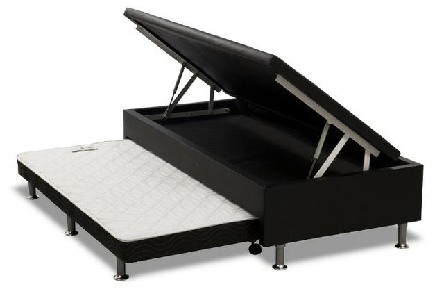 Cama solteiro com cama auxiliar e  baú 6 parcelas R$ 134.00 - Foto 3