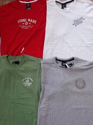Kit 5 camisetas marcas surf/skate originais entrego - Foto 2