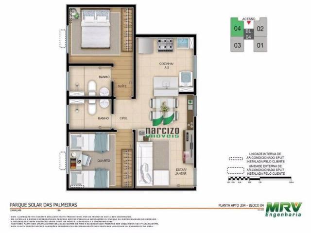 Apartamento residencial à venda, abrantes, camaçari - ap0840. - Foto 13
