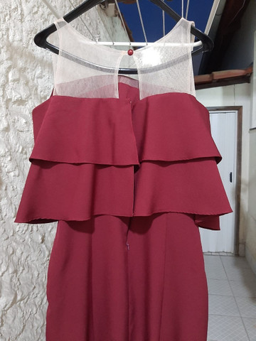 olx vestido de madrinha marsala