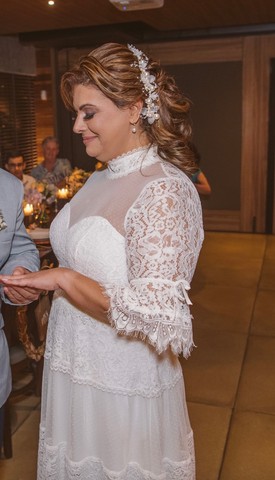 Vestido de Noiva Doce Maria Off-White - Único e Impecável! - Foto 2