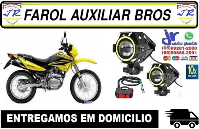 Par Farol de Milha Led Angel Eyes Bros 2004