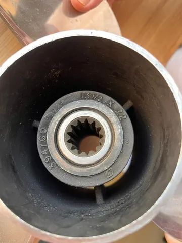 Hélice 22 Motor de Barco - Foto 4