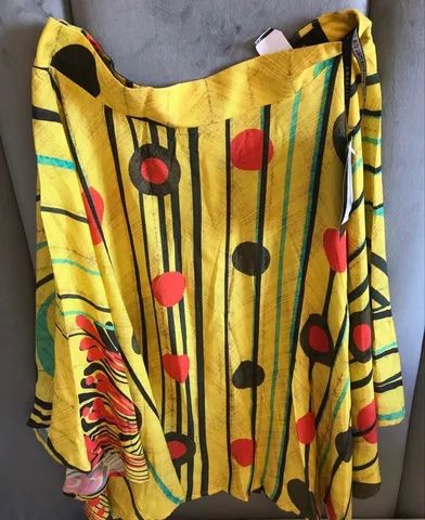 Conjunto de saia viscose NOVO tam 42 - Foto 3
