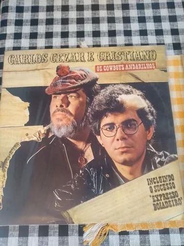 3 LPs Carlos César e Cristiano 