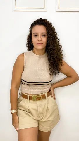 Cropped Feminino Tricot Modal Brasil - No atacado