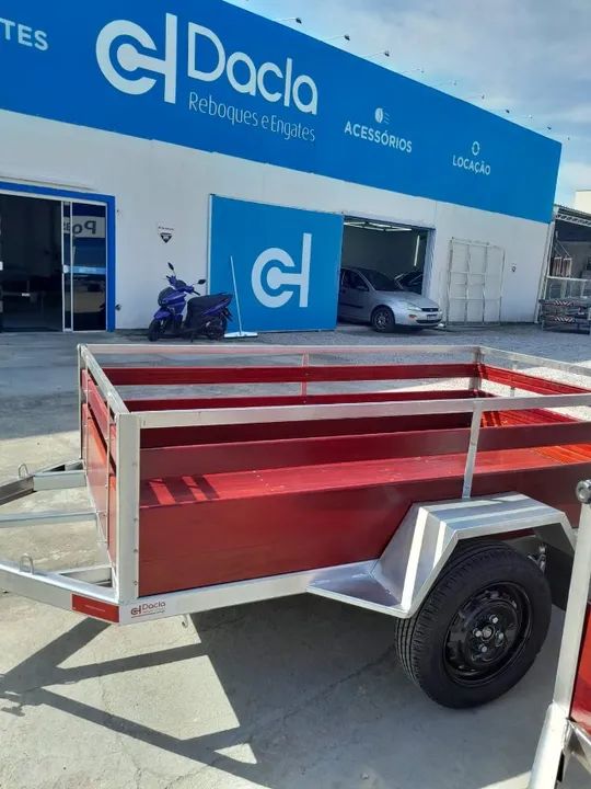 CARRETINHA CARGA REBOQUE 220X130 A PRONTA ENTREGA - Foto 4