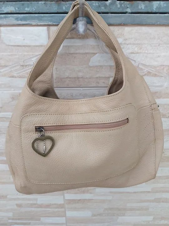 Bolsa de Couro legítimo seminova da marca Le Postiche - Foto 2