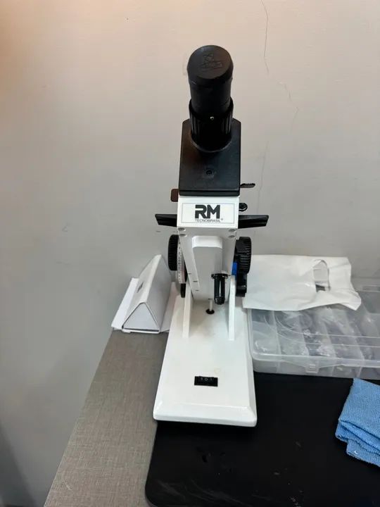 Lensômetro leitura externa Vision Branco  - Foto 3