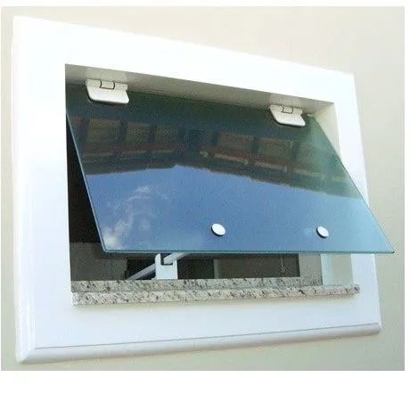 Báscula de banheiro em vidro temperado sob medida  - Foto 6